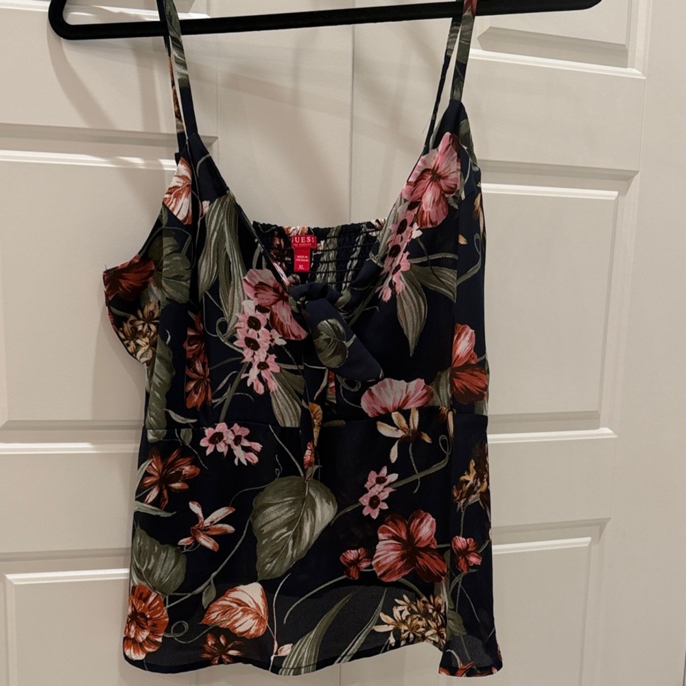 Guess Navy Floral Camisole
